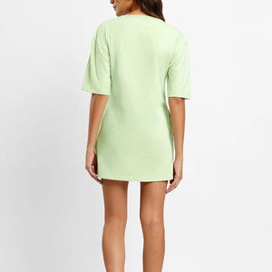 Camiseta de Mujer con Lavado Ácido, Estilo Vintage, Holgada, Informal, de Algodón Jersey, Proveedor OEM - Product Image 3