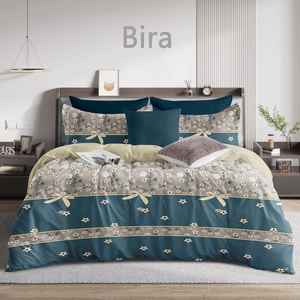 Sábana Plana de Microfibra Blanca Estampada de Grado Duradero, 400 Hilos, para Todas las Temporadas, para Uso en Hoteles, Hospitales y Hogares - Product Image 1