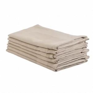 Serviettes de table en tissu satiné durable avec bordure, réutilisables, écologiques, lavables, en lin pour la salle à manger - Product Image 3