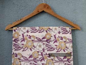 Tela de Algodón Puro de Calidad de Exportación, Estilo Boho Rosa Ikat, para la Fabricación de Prendas - Product Image 5