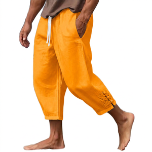 Pantalones Casuales Holgados para Hombre, Diseño Personalizado, de Poliéster, con Cordón Ajustable, Alta Elasticidad, Ecológicos, de Secado Rápido, Transpirables y con Múltiples Bolsillos - Product Image 6