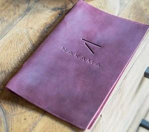 Porte-menu élégant et luxueux en cuir véritable, anti-odeur, pour restaurant, café, hôtel, design rechargeable, LMC-0077 - Product Image 1