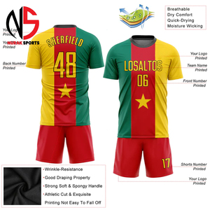 เสื้อฟุตบอลยอดนิยม ชุดฟุตบอล เสื้อฟุตบอลแบบเซ็ต ผ้าโพลีเอสเตอร์คุณภาพสูง ผลิตโดย NURAK ในปี 2026 - Product Image 6
