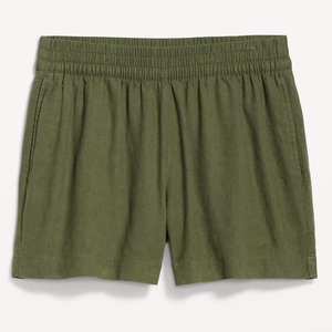 Short de sport pour femme à séchage rapide en polyester, taille élastique avec poches, pour la course, le yoga, la gym, en maille, 1 pièce - Product Image 4