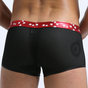 Wholesale 2026 Brand Men's Sexy Underwear <b>Boxer</b> Shorts Modal Spandex Cotton Knitted Mid-Rise Seamless Breathable Eco-Friendly - Product Image 6