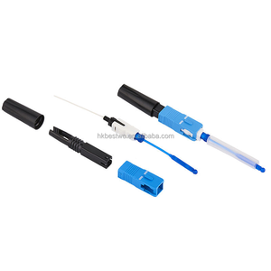 Conector de Fibra Óptica de Fusión en Caliente de Alto Rendimiento Monomodo SC UPC/APC FTTH, Conector Rápido Integrado - Product Image 2