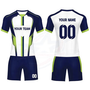 Ensemble d'uniformes de rugby personnalisés de qualité professionnelle, vêtements de sport d'équipe de haute qualité, respirants, grande taille, manches courtes, matière légère - Product Image 1