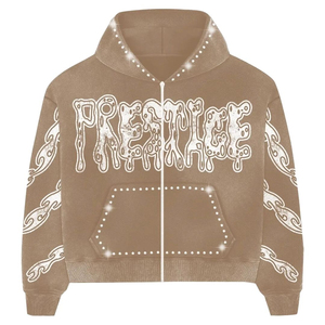 Sweat à capuche doublé pour homme, en molleton bouclette 100% coton, grammage lourd, délavé, respirant, séchage rapide, style vintage coréen, personnalisable, vente en gros - Product Image 5