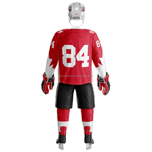 Best Selling Men's Ice Hockey Wear Eco-friendly 100% Polyester High Quality Custom Logo Printing Latest Design Sets OEM Team - Product Image 2