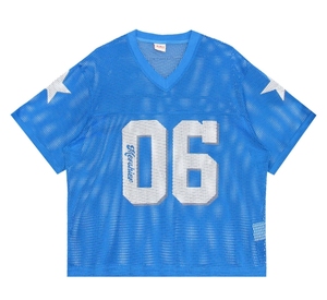 Top Deportivo Personalizado de Malla con Mangas Estilo Estrella, Transpirable, 100% Poliéster, Estilo Urbano, 06 Vintage Streetwear - Product Image 1