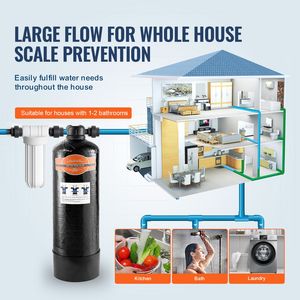 Filtro Acqua Resina Senza Sale per Tutta la Casa 600.000 Galloni, Compatibile con Acqua di Rete e Impianti Idraulici - Product Image 6