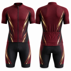 Nouvel ensemble de cyclisme sur mesure de haute qualité pour adultes, fabrication OEM, faible MOQ, tenue de cyclisme respirante pour hommes, uniforme d'extérieur à prix abordable - Product Image 3