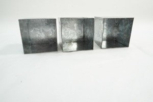 Vintage Galvanized Garden Planter <b>Square</b> Metal Container Ideal For Flower <b>Pot</b> For Fresh Blooms And Patio planter From India - Product Image 2