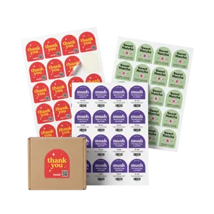 Custom Arch Shape Holographic <b>UV</b> Printed Die-Cut Waterproof Vinyl <b>Stickers</b> for Candles Packaging with Self Adhesive Labels - Product Image 1