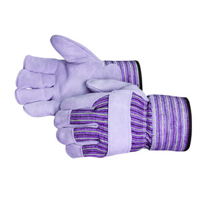 Gants de travail en cuir de vachette pleine fleur de qualité supérieure, doux et confortables, pour le travail du bois, le jardinage et la maison - Product Image 5