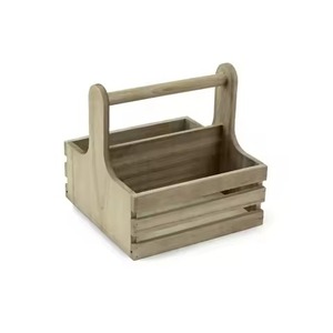 Most Demanding Modern Wooden Caddy For Kitchen Home Hotel Table <b>Top</b> Decorative Use Wooden Utensils Holder Caddy - Product Image 5