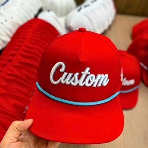 5 Panel Custom Embroidery Logo <b>Flat</b> Brim Waterproof Fabric Laser Cut Hole Snapback <b>Cap</b> And Hat Outdoor Wear Summer For <b>Man</b> Woman - Product Image 2