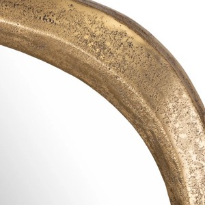 Arched Gold Wall <b>Mirror</b> – Modern Decorative Metal <b>Frame</b> <b>Mirror</b> for Living Room, Bedroom & Luxury Home Decor - Product Image 3