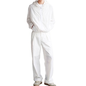 Survêtements d'hiver décontractés et élégants pour hommes, coupe-vent, avec fermeture élastique, pour l'entraînement en extérieur, en polyester/coton - Product Image 2