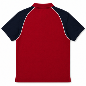 Camiseta Polo de Manga Larga para Hombre, 100% Algodón Piqué, con Mangas en Contraste, al por Mayor |   Fabricante OEM ODM en Bangladesh - Product Image 4