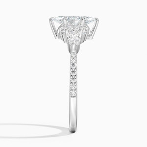 Anillo BOJ 0131 con Corte Marquise, Plata 925, Anillo Solitario de Lujo con Engaste de Garras, Diamante de 2ct, Color D, VVS1, Moissanita, Certificado GRA, en Oferta - Product Image 3