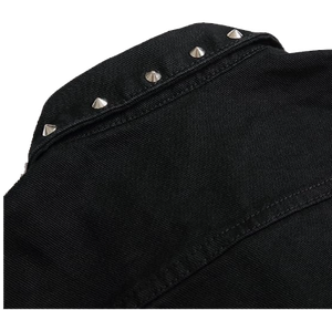 เสื้อกั๊กยีนส์ผู้ชาย SBEA IMPEX ประดับเพชร แต่งขาด ทรงเข้ารูป แห้งเร็ว ป้องกันรังสียูวี สไตล์วินเทจลำลอง สีทูโทน สำหรับฤดูใบไม้ร่วง - Product Image 5