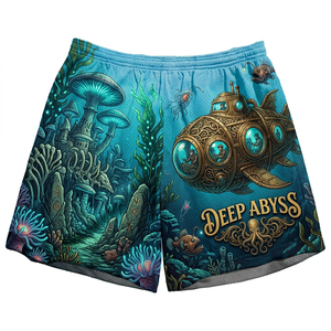 Shorts de basket-ball pour hommes de haute qualité, en maille solide, séchage rapide, respirants, best-sellers, matériau personnalisé, couleur personnalisée - Product Image 3