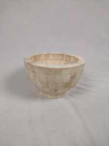 Tazones de Comida para Perros de Lujo Ecológicos al por Mayor, Hechos de Hueso Pulido con Incrustaciones de la India, para Alimentar y Regalar - Product Image 3