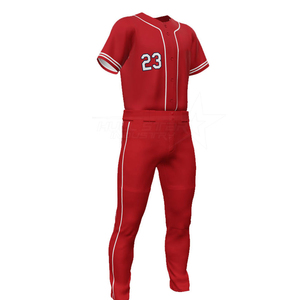 Uniforme de béisbol de color sólido más vendido, hecho en Pakistán, diseño personalizado, uniforme de béisbol para equipos. - Product Image 2