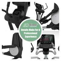 Máquina Elíptica Silenciosa de Última Generación con Resistencia Ajustable, Alta Capacidad de Peso, Máquina de Entrenamiento Cardiovascular para Estudio