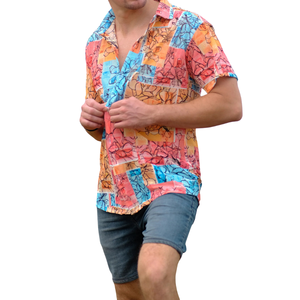 Chemise décontractée pour homme à manches longues, coupe classique, 100% coton, respirante, légère, pour la plage, les vacances, l'été - Product Image 3