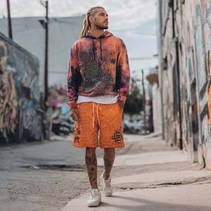 Pantalones Cortos Deportivos de Forro Polar Pesado con Pedrería para Hombre, Ideales para Correr al Aire Libre y Estilo Urbano de Invierno - Product Image 4