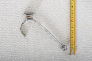 Porte-manteau mural en métal robuste à double crochet, support de serviettes, forte capacité de charge, organisateur en fer antirouille - Product Image 5