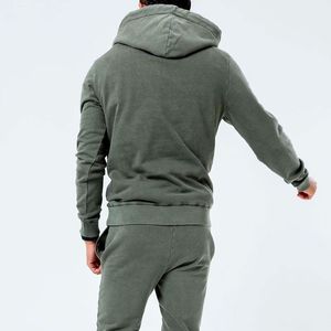 Ensemble de survêtement personnalisé pour homme, vêtements de sport, jogging, OEM, marque privée, sweat à capuche brodé et pantalon, fabricant en gros - Product Image 4