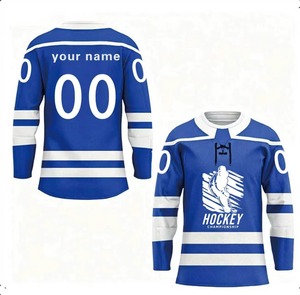 Professional Team Ice Hockey Uniform Custom Printed Hockey Jersey Durable Stretch Fabric Sportswear Manufacturer - Product Image 4