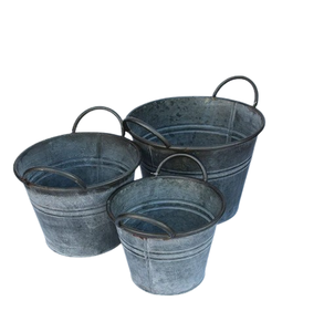 Galvanized Wholesale Zinc Planters Garden Home Decoration Garden Metal Planter Indoor Outdoor Flower Plant <b>Pots</b> - Product Image 5