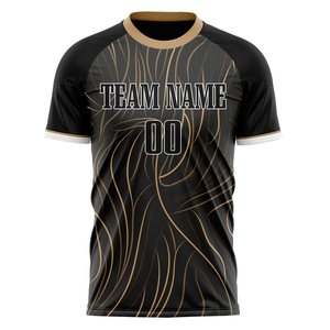 เสื้อยืดฟุตบอลพิมพ์ลายแบบซับลิเมชั่น คอกลม แขนสั้น ผ้าโพลีเอสเตอร์นุ่ม น้ำหนักเบา สำหรับผู้ชาย ราคาขายส่ง - Product Image 5