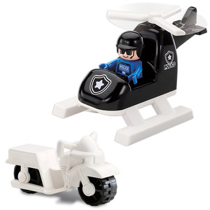 Ensemble de blocs de construction en plastique sur le thème de la police OXFORD avec boîte de rangement pour les tout-petits de 3 ans et plus Fabriqué en Corée - Product Image 3