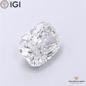 Diamant de laboratoire CVD 1,00 CARAT, taille coussin, avec certificat IGI, couleur F, clarté VVS2, pour pièce maîtresse haut de gamme - Product Image 5