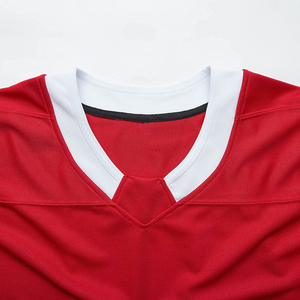 New Premium Quality Factory Price Custom Made Team Professional Breathable Solid Short Ice Hockey Jersey Polyester Quick Dry - Product Image 5