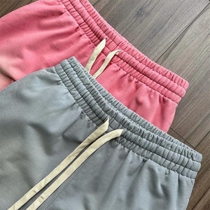 Pantalon de jogging cargo ample et léger pour homme, avec blocs de couleur, logo brodé, respirant, en molleton surdimensionné, multi-poches - Product Image 6