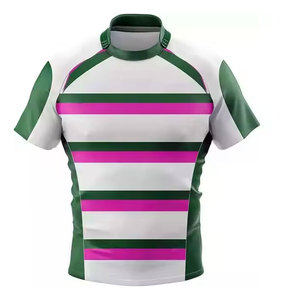 ชุดยูนิฟอร์มรักบี้คุณภาพสูง ระบายอากาศได้ดี สำหรับผู้ชายและผู้ใหญ่ทุกเพศ พร้อมเสื้อทีมแบบซับลิเมชั่นสั่งทำพิเศษ และกางเกงขาสั้นสไตล์ชุดกีฬา - Product Image 4