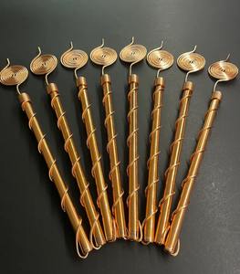 Estacas de Jardín para Electrocultura, Alambre de Cobre 99.9% Puro para Jardinería Electrocultural, Soporte de Antena, Estacas de Madera para Plantas - Product Image 3