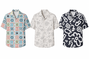 Chemise décontractée d'été pour homme en tricot uni avec col rabattu et manches courtes - Product Image 6