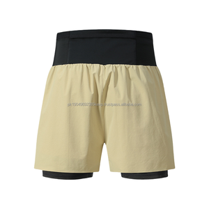 Short de course pour homme Course de marathon en plein air avec doublure de compression - Product Image 5