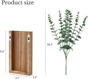 Jardinières en bois massif, porte-plantes suspendus, décoration moderne pour la maison, jardinière murale en bois pour plantes d'intérieur - Product Image 3