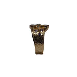 Wedding Wear 925 Sterling <b>Silver</b> Gold Plated Jewelry Blue Topaz <b>Emerald</b> Gemstone Women Wear Classic <b>Ring</b> - Product Image 4