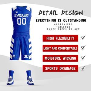 Uniforme de Baloncesto Personalizado, Transpirable, de Malla de Poliéster, de Secado Rápido, Reversible, Pantalones Cortos de Jersey, Fabricante OEM, Ropa Deportiva al por Mayor - Product Image 2
