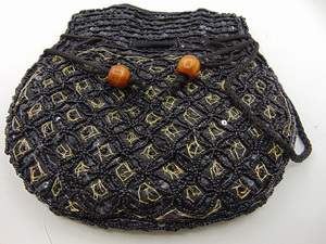 Buy Women's Beaded Women's <b>Wristlet</b> With Gold Thread Pattern Vintage Style Handmade Purse Potli Purse Ethnic Rajasthani Mirror - Product Image 1