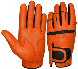 Gants de golf personnalisés avec logo, pour hommes, en cuir Cabretta, antidérapants, pour l'entraînement, gants de sport d'extérieur - Product Image 2